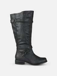 Journee Collection Women's Extra Wide Calf Harley Boot