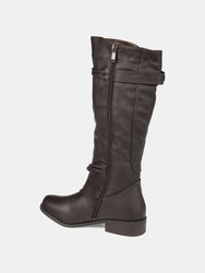 Journee Collection Women's Extra Wide Calf Harley Boot