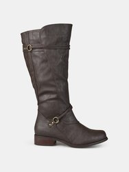 Journee Collection Women's Extra Wide Calf Harley Boot