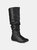 Journee Collection Women's Extra Wide Calf Jayden Boot - Black