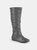 Journee Collection Women's Extra Wide Calf Jayden Boot - Grey