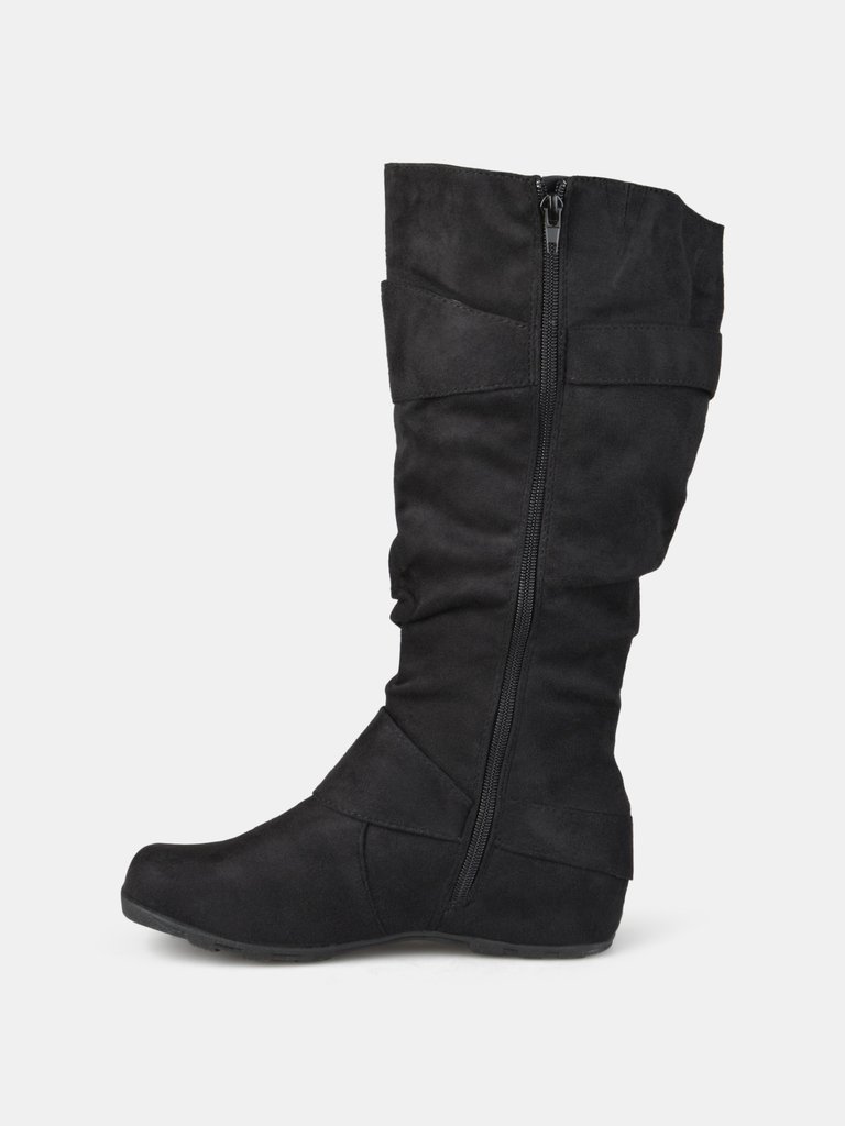 Journee Collection Women's Extra Wide Calf Jester-01 Boot