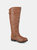 Journee Collection Women's Extra Wide Calf Spokane Boot - Chestnut