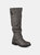 Journee Collection Women's Extra Wide Calf Stormy Boot - Grey