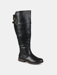 Journee Collection Women's Extra Wide Calf Tori Boot - Black