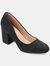 Journee Collection Women's Fai Pump  - Black