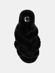 Journee Collection Women's Faux Fur Quiet Slipper