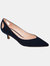 Journee Collection Women's Goldie Kitten Heel - Navy