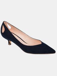 Journee Collection Women's Goldie Kitten Heel - Navy