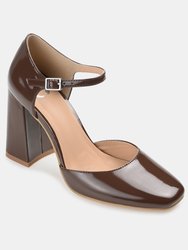 Journee Collection Women's Hesster Pump - Brown