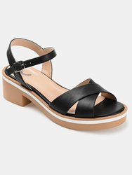 Journee Collection Women's Hilaree Sandal - Black