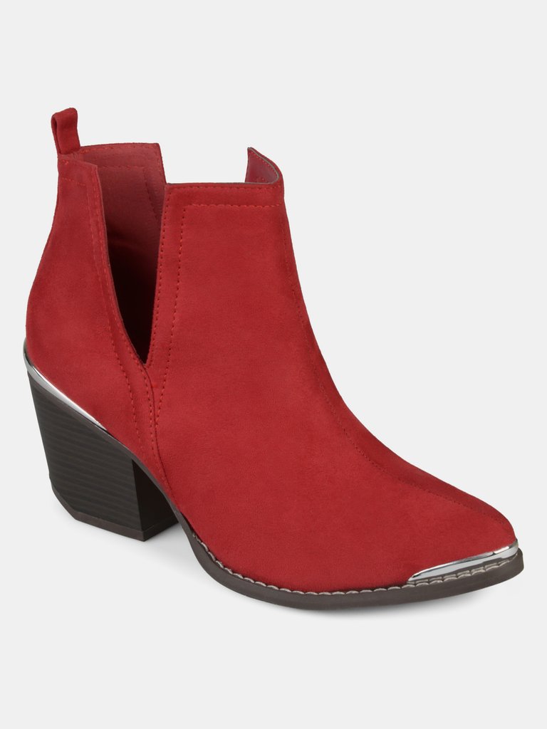 Journee Collection Women's Issla Bootie - Red