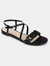 Journee Collection Women's Jalia Sandal - Black