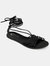 Journee Collection Women's Jess Sandal  - Black