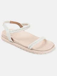 Journee Collection Women's Josee Sandal - White