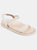 Journee Collection Women's Josee Sandal - White