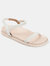 Journee Collection Women's Josee Sandal - White