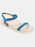 Journee Collection Women's Josee Sandal - Blue