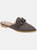 Journee Collection Women's Kessie Mules - Grey