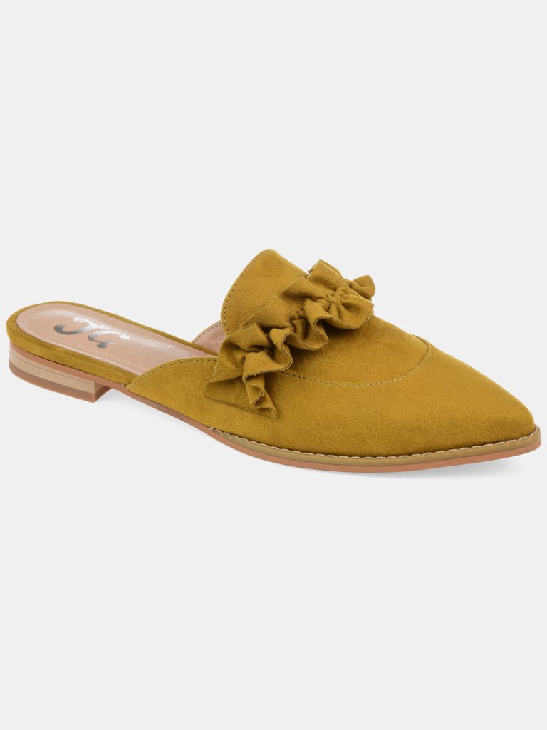 Journee Collection Women's Kessie Mules - Chartreuse