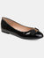 Journee Collection Women's Kim Flat - Black