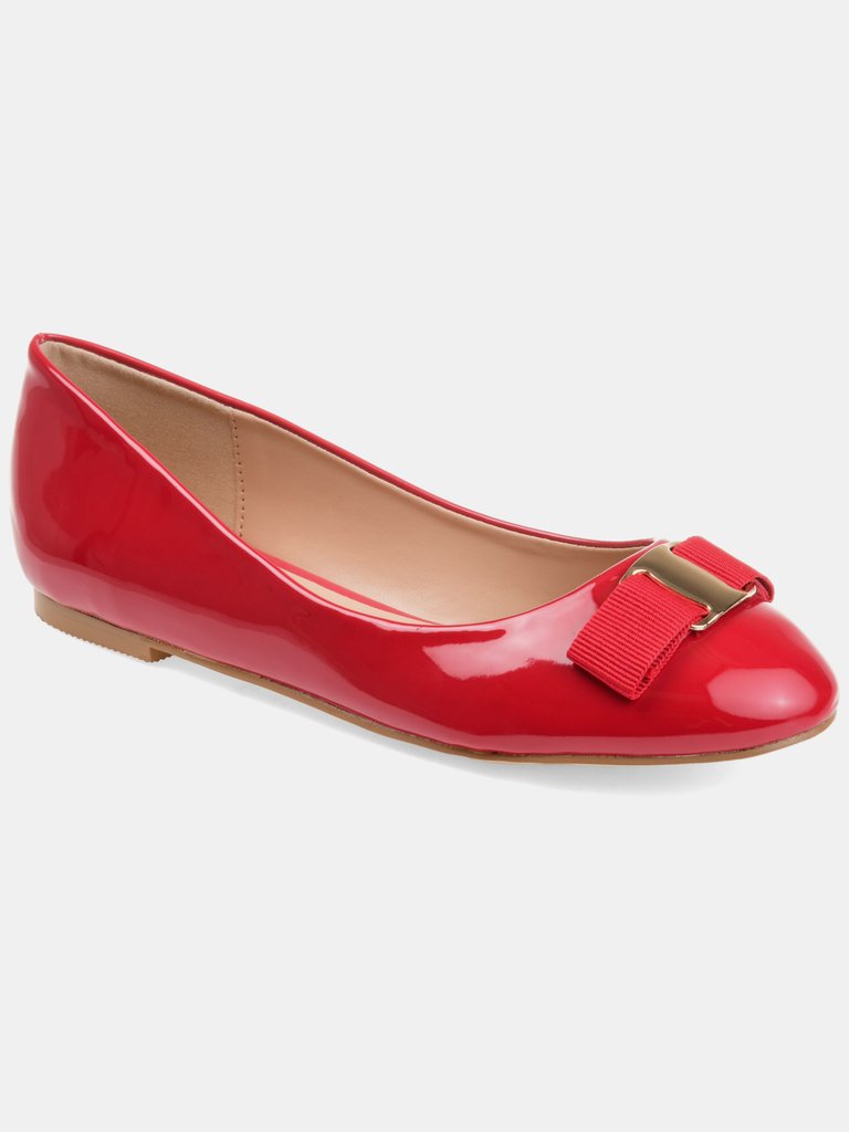 Journee Collection Women's Kim Flat - Red