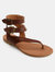 Journee Collection Women's Kyle Sandal - Brown