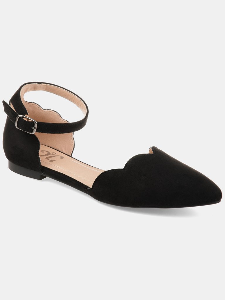 Journee Collection Women's Lana Flat - Black