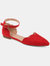 Journee Collection Women's Lana Flat - Red