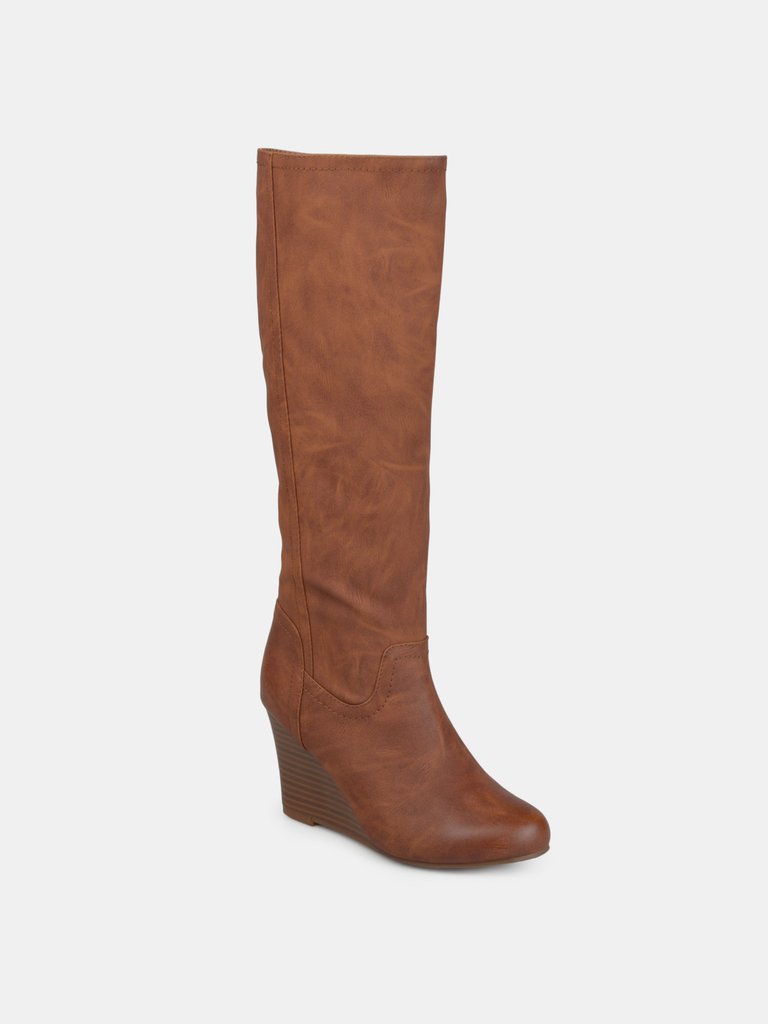 Journee Collection Women's Langly Boot - Brown