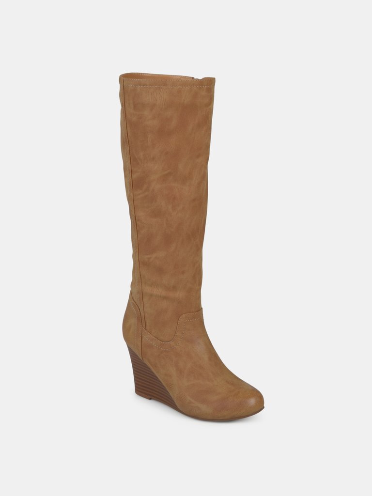 Journee Collection Women's Langly Boot - Tan