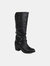 Journee Collection Women's Late Boot - Black