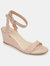 Journee Collection Women's Loucia Wedge - Beige