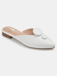 Journee Collection Women's Mallorie Mule  - White