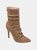 Journee Collection Women's Markie Bootie - Tan