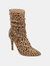 Journee Collection Women's Markie Bootie - Leopard