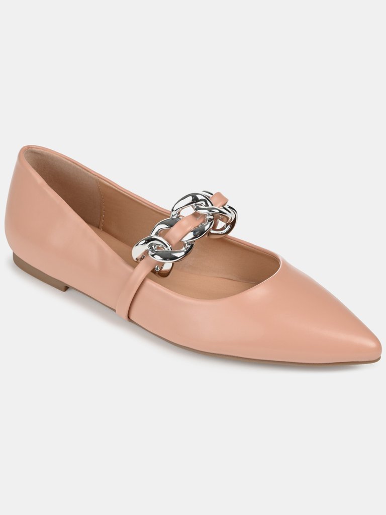 Journee Collection Women's Metinaa Flat - Mauve