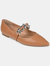 Journee Collection Women's Metinaa Flat - Tan