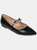 Journee Collection Women's Metinaa Flat - Black