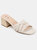 Journee Collection Women's Moree Pump - Ivory