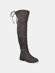 Journee Collection Women's Mount Boot - Grey