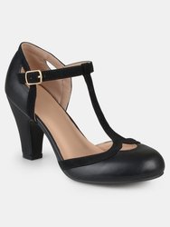 Journee Collection Women's Olina Pump  - Black