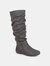 Journee Collection Women's Rebecca-02 Boot - Grey