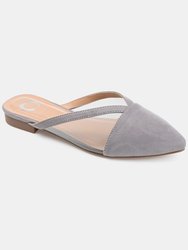 Journee Collection Women's Reeo Mule - Grey