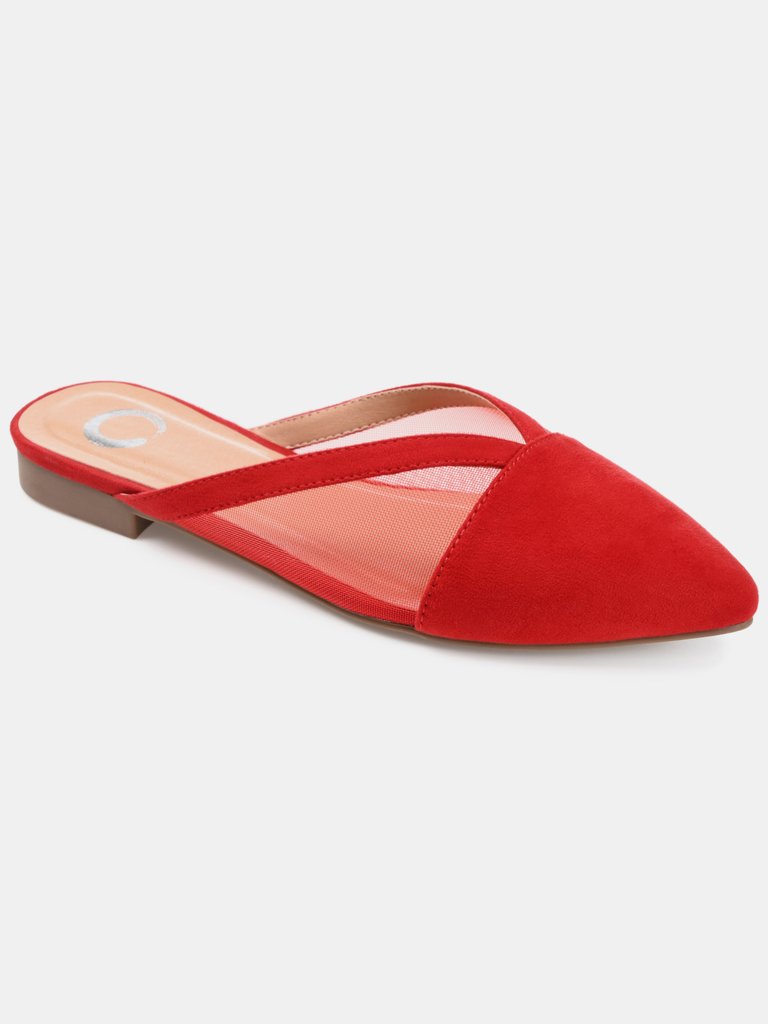 Journee Collection Women's Reeo Mule - Red