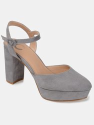 Journee Collection Women's Roslynn Pump - Grey