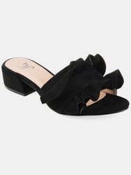 Journee Collection Women's Sabica Slide - Black