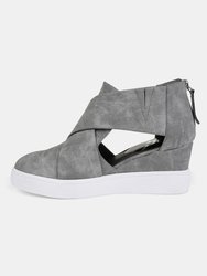 Journee Collection Women's Seena Sneaker Wedge