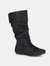 Journee Collection Women's Shelley-3 Boot - Black