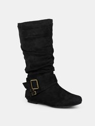 Journee Collection Women's Shelley-6 Boot - Black